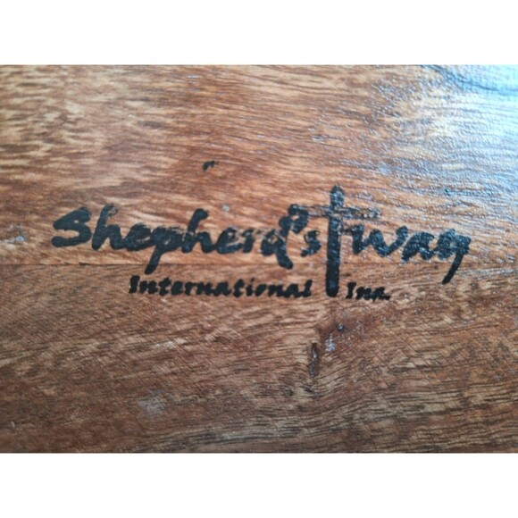 VTG SHEPHERDS WAY Hand Carved Closed Collection Bank Secrets Box Christian Theme - Picture 11 of 11